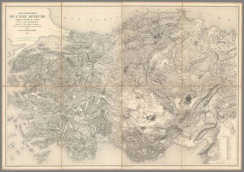 Fotoğraf: Carte géographique de l'Asie Mineure rédigée à l'échelle de 1- 1 000 000, par A. de Bolotoff, général à l'Etat-Major de (IA dr carte-gographique-de-lasie-mineure-rdige-lchelle-de-1-1-000-000-p-15009002)